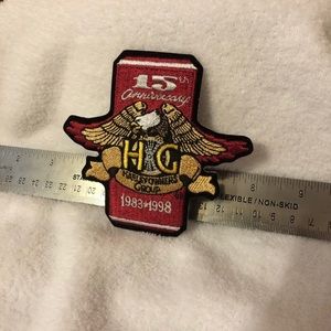 Harley-Davidson HOG 15th anniversary patch biker